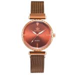 Mode Style 5 pièces/ensemble femmes montres or Rose magnétique dames montre robe Simple montre et Bracelet ensemble femmes Zegarek Damski