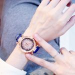 2019 femmes montres ensemble ciel étoilé dames Bracelet montre décontracté en cuir sport Quartz montre-Bracelet horloge Relogio Feminino