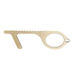 Ouvre-porte en métal poignée de porte | Outil Portable d'ascenseur de presse, hygiène des mains antimicrobiennes clé d'ouverture de porte, boucle de clé