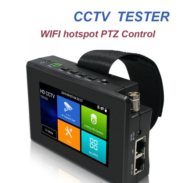 Upgrade IPC-1800 PLUS CCTV IP Camera Tester H.265 4K IP 8MP TVI 8MP CVI 8MP AHD Analog 5-in-1 Wrist CCTV Tester Monitor wifi