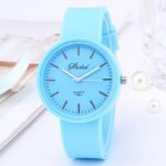 2020 nouvelle mode femmes montres Ins à la mode couleur bonbon montre-bracelet coréen Silicone bande Quartz montre Reloj Mujer Relogio Feminino