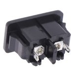 5 pièces AC250V 2.5A 5 pièces 2Pin IEC 320 C8 Montage À Vis D'entrée Prise