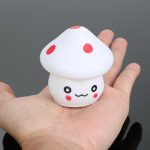 Nouveau 1pc LED veilleuse coloré champignon appuyer vers le bas toucher chambre bureau lampe de chevet pour bébé enfants cadeaux de noël Design d'intérieur