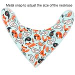 Bibelots Triangle en coton pour bébé | Écharpe en coton pour enfants, Baberos, bavoir Dribble, bavoir absorbant, pour nouveau-né