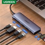 Moyeu USB C Ugreen Type C à Multi USB 3.0 HUB adaptateur HDMI Dock pour MacBook Pro Huawei Mate 30 USB-C 3.1 Port de répartiteur Type C HUB