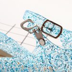 Enfants filles cristal gelée sandales princesse congelée Elsa Cosplay fête chaussures de danse