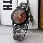 KEVIN nouveau Design Couple montres mode noir cadran rond en acier inoxydable bande Quartz montre-bracelet hommes femmes amant cadeaux