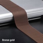 Bracelet pour montre Apple 5 4 3 2 38MM 40MM 42MM 44MM Bracelet à boucle milanaise Bracelet en acier inoxydable pour accessoires Iwatch