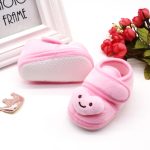 Chaussures d'hiver pour bébés filles | Chaussures chaudes et confortables à semelle souple, en coton et avec étoiles en peluche, 05 *