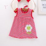 Robes a-ligne sans manches vêtements de sport Mini princesse robe mignonne coton bébé 0-24 mois fille robe