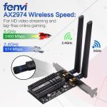 Double bande 2974Mbps Wifi6 Intel AX200 PCIe sans fil adaptateur Wifi 2.4G/5Ghz 802.11ac/ax Bluetooth 5.0 AX200NGW carte ordinateur de bureau