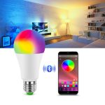 Contrôle intelligent d'app de Bluetooth de la musique 265 d'ampoule de néon de RGBW RGBWW d'ampoule de Bluetooth de la vie LED de Dimmable de la vie E27 basse 85-4.0 V