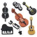 Concert rapide stylo lecteur instrument de musique clavier accordéon guitare violoncelle violon usb clé usb clé usb 4G 8G 16G 32g 64g 128G
