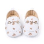 Chaussures en cuir pour bébé garçon chaussures de sport pour bébé nouveau-né premier marcheur chaussures à semelles souples pour enfant en bas âge pour 0 -1 an