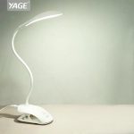 YAGE YG-5933 lampe de bureau USB led lampe de Table 14 LED lampe de Table avec pince lit lecture livre lumière LED lampe de bureau Table tactile 3 Modes