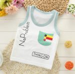 Chemise bébé Blouses enfants gilet sans manches t-shirt garçons nouveau enfant en bas âge chemises Cool impression coton dessin animé enfants filles haut simple
