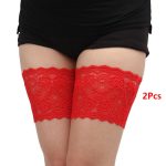 Bandes de cuisse d'été dentelle jambières femme enceinte Silicone anti-dérapant bandes de cuisse Anti-Friction femmes jambières