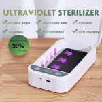 Stérilisateur Uv boîte Esterilizador rayon Ultraviolet téléphone masque facial désinfection armoire pour bijoux téléphone stérilisateur expédition rapide