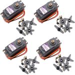 4/2 pièces MG996R Servo analogique couple de vitesse en métal servomoteur numérique 180 degrés pour Arduino voiture intelligente Robot bateau RC hélicoptère bricolage
