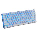 Clavier mécanique rvb Mini 82 touches disposition bleu noir commutateurs filaire clavier mécanique Portable Mini clavier de jeu
