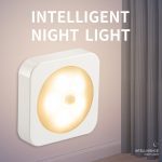 Intellig LED veilleuse Mini capteur de lumière contrôle batterie Charge veilleuse lampe pour enfants enfants salon chambre éclairage