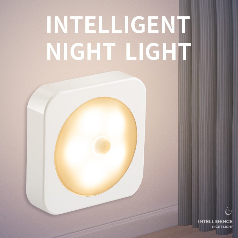 Intellig-LED-veilleuse-Mini-capteur-de-lumière-contrôle-batterie-Charge-veilleuse-lampe-pour-enfants-enfants-salon-chambre-éclairage Intellig LED veilleuse Mini capteur de lumière contrôle batterie Charge veilleuse lampe pour enfants enfants salon chambre éclairage