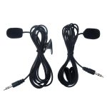 1/2 pièces/ensemble micro pince-on collier cravate téléphone portable Lavalier Microphone micro pour ios Android téléphone portable ordinateur portable tablette enregistrement