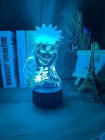 Anime Naruto Uzumaki Led veilleuse équipe 7 Sasuke Kakashi Hatake enfants chambre veilleuse Itachi Uchiha 3d lampe enfant cadeau de noël