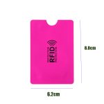 10PC Anti Rfid couleurs bloquant lecteur porte-carte Id porte-cartes de banque Protection métal carte de crédit porte-notes Aluminium organisateur