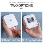 Intellig LED veilleuse Mini capteur de lumière contrôle batterie Charge veilleuse lampe pour enfants enfants salon chambre éclairage