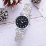 Meilleure vente femmes décontracté Quartz mode maille ceinture montre analogique montre-bracelet pour les femmes Laides Relogio Feminino Dropshipp 2020Ja