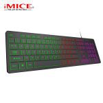 Clavier d'ordinateur souris casque Combos clavier chocolat avec 3 couleurs rétro-éclairé 2400DPI respiration rétro-éclairé souris rvb éclairage écouteur