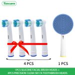 Tête de brosse à dents de remplacement pour Oral b tootbrush électrique Advance/Pro santé/Triumph/3D/vitalité têtes de brosse à dents de remplacement