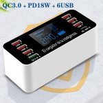 8 Ports Quick Charge 3.0 USB Charger For Android iPhone Adapter 18W PD 3.0 Phone Tablet Fast Charger For xiaomi huawei samsung