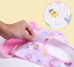 Bavoirs imperméables en Silicone pour bébé | Serviette Saliva pour bébé, tabliers de dessin animé pour bébé, chiffons détachables Bandana 1226