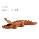 Blocs de construction animaux modèle Crocodile léopard jeux éducatifs Figure brique jouets pour enfants enfants