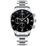Hommes de luxe affaires militaire montre à Quartz or acier inoxydable bande hommes montres Date calendrier mâle horloge Relogio direct montre