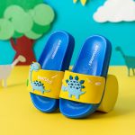 2020 nouveau mignon enfants pantoufles dinosaure enfants bébé maison pantoufles imperméable respirant antidérapant garçons filles maison chaussures