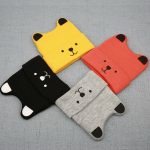 Pudcoco 2020 nouveau bébé 3D dessin animé chapeau printemps automne bébé chapeau pour garçons filles tricoté casquette hiver chaud couleur unie enfants chapeau
