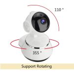 720P HD sans fil Wifi caméra IP caméra de Surveillance de sécurité à domicile 3.6mm lentille grand Angle caméra intérieure soutien Vision nocturne
