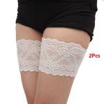 Bandes de cuisse d'été dentelle jambières femme enceinte Silicone anti-dérapant bandes de cuisse Anti-Friction femmes jambières