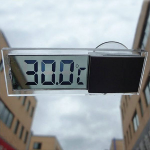 Thermomètre numérique LCD pour voiture | Fenêtre automatique, jauge d'économie d'énergie, affichage de nombres intelligents, température, accessoires 1 pièce