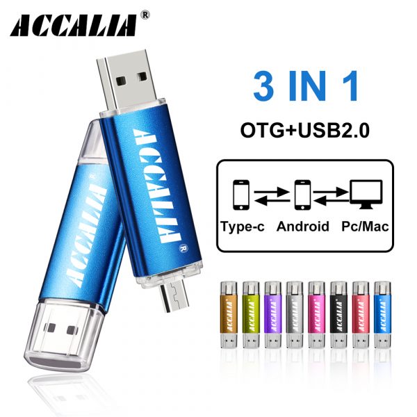 Métal OTG 3 en 1 type-c lecteur de stylo 64GB mémoire flash usb 8GB clé usb 16GB 32GB clé usb 128GB OTG cle usb stylo cadeau