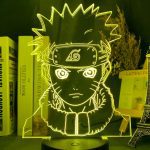 Anime Naruto Uzumaki Led veilleuse équipe 7 Sasuke Kakashi Hatake enfants chambre veilleuse Itachi Uchiha 3d lampe enfant cadeau de noël