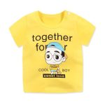 Vêtements de bébé T-shirt d'été | Dessin animé imprimé, t-shirts hauts, enfants nourrissons à manches courtes T-shirt en coton pour tout-petits, filles garçons