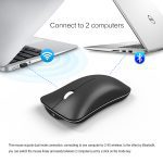 Clavier Bluetooth français souris sans fil Combo bureau à domicile ordinateur de bureau frappe silencieuse couleur clavier rétro-éclairé souris mince ensemble