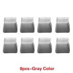 4/8/16 pièces Table chaise jambes Silicone casquettes meubles pieds protecteur couvre antidérapant Table jambe casquettes Protection des pieds