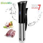 Biolomix 2nd Generation IPX7 Waterproof Sous Vide Immersion Circulator Vacuum Slow Cooker with LCD Digital Accurate Control