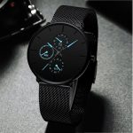 Relogio Masculino 2020 hommes montres mâle horloge montre à Quartz décontracté mince maille en acier hommes montre étanche concepteur Sport montre