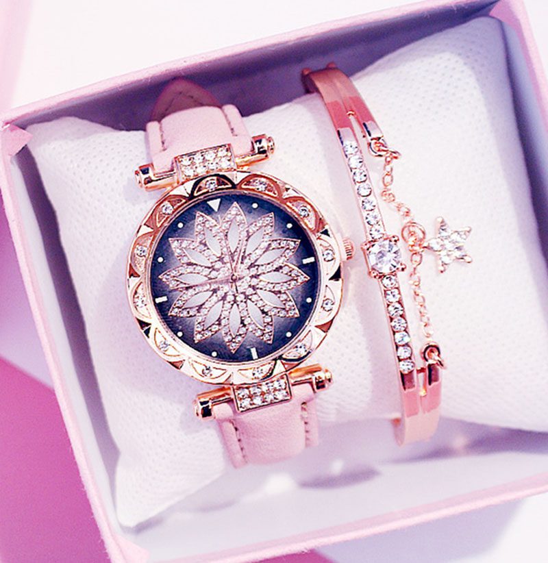 2019-femmes-montres-Bracelet-ensemble-ciel-étoilé-dames-Bracelet-montre-décontracté-en-cuir-Quartz-montre-Bracelet-horloge-Relogio-Feminino 2019 femmes montres Bracelet ensemble ciel étoilé dames Bracelet montre décontracté en cuir Quartz montre-Bracelet horloge Relogio Feminino